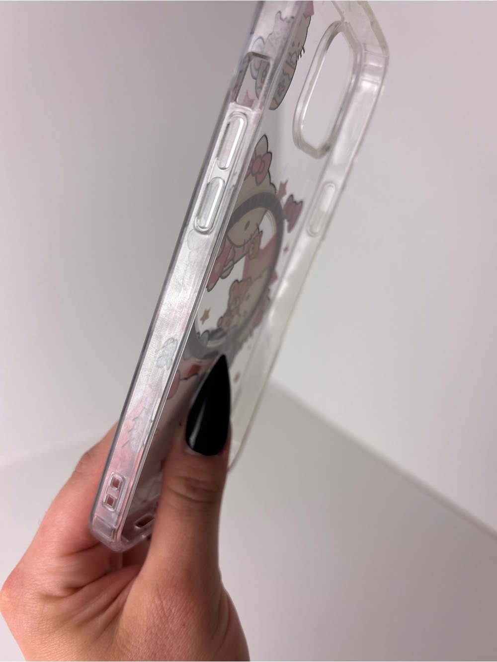 NWT Sanrio Hello Kitty Cute Cartoon Clear Pink Magsafe Case For iPhone 15 Plus - Picture 5 of 5